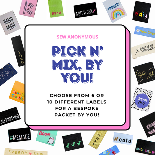 Pick n' Mix Pack, By You! | Woven Sew In Labels