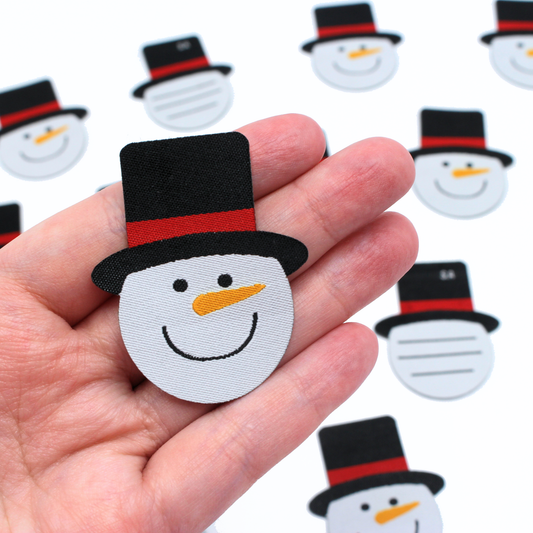 Snowman Tag | Silhouette Labels